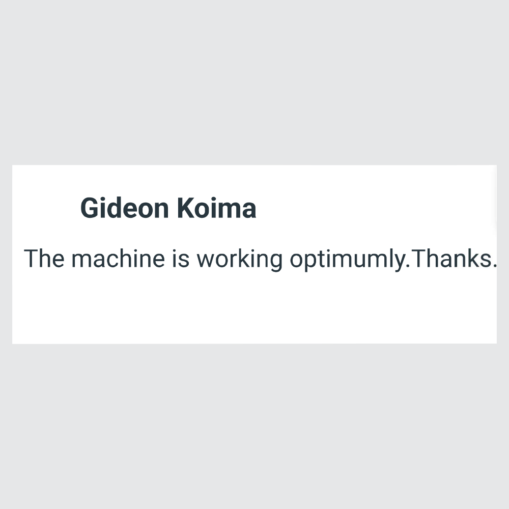 gideon feedback